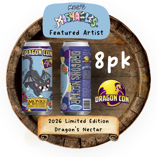 2026 Limited Edition Dragon Con Dragon's Nectar 16oz Cans - Monks