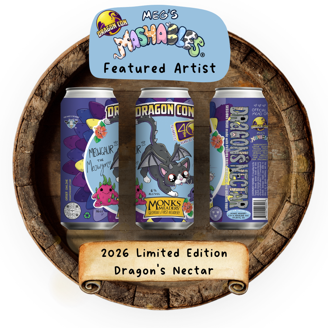 アイドル KRUNK X G-DRAGON AWAKE SPECIAL EDITION 2026 Limited Edition Dragon Con Dragon's Nectar 16oz Cans - Monks