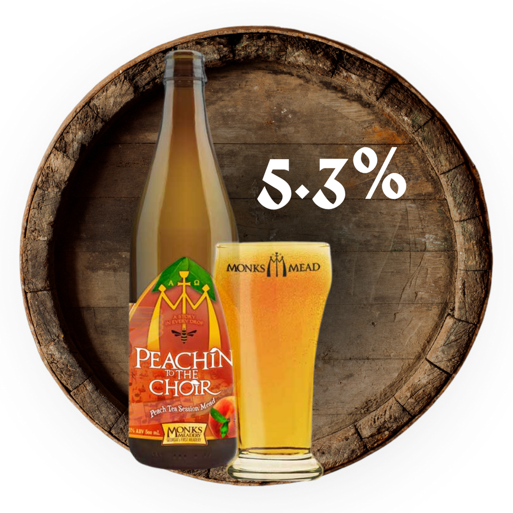 Peachin to the Choir 500mL - Monks Meadery