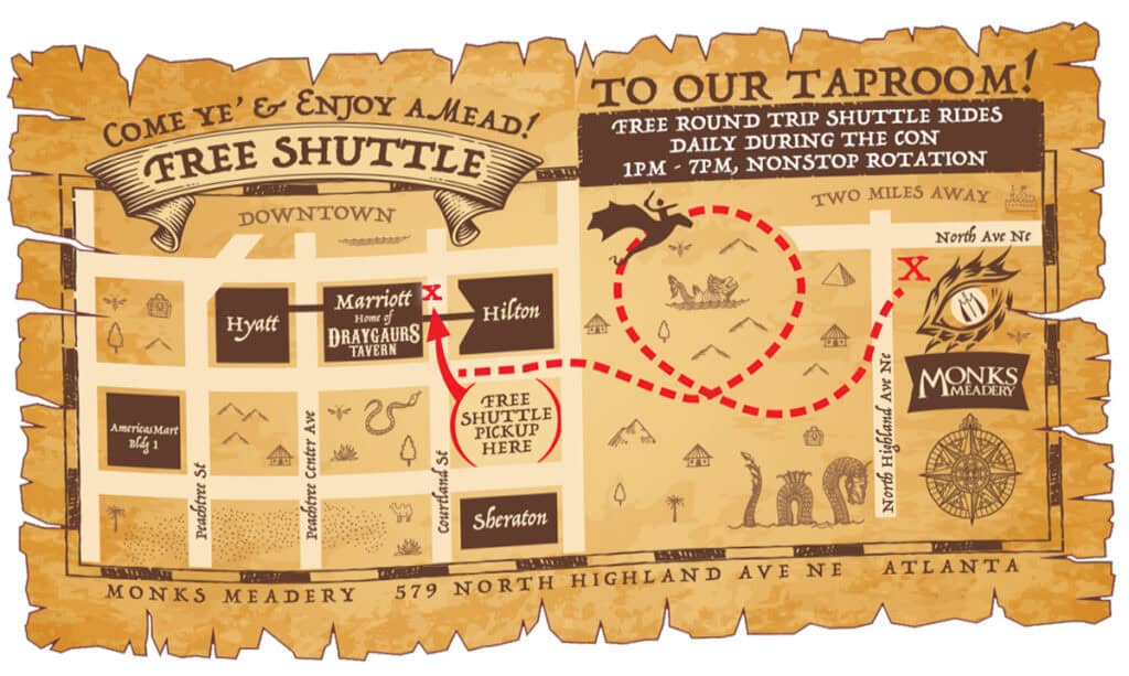 Free Shuttle Map